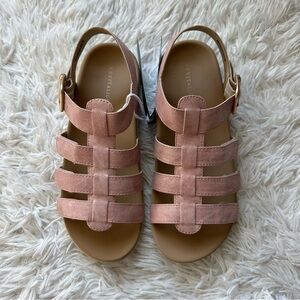 Revitalign Verona Shimmer Orthotic Adjustable Sandals Pink New In Box Size 9.5